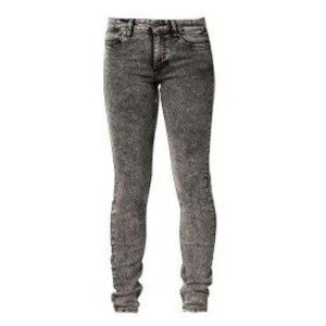 Curtain Call Costumes Acid Wash Gray Skinny Jeans